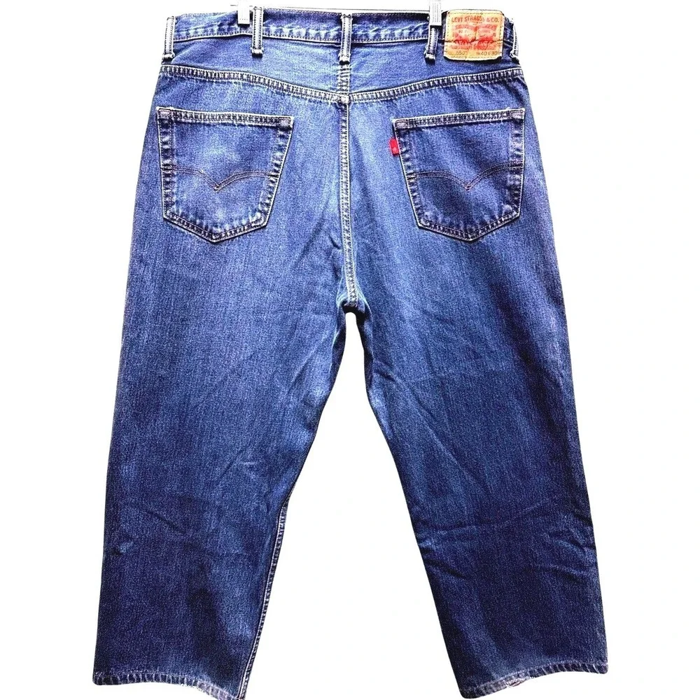 Levis 550 Relaxed Fit Jeans Mens‎ 40x30 Medium Wash Blue Denim Pants